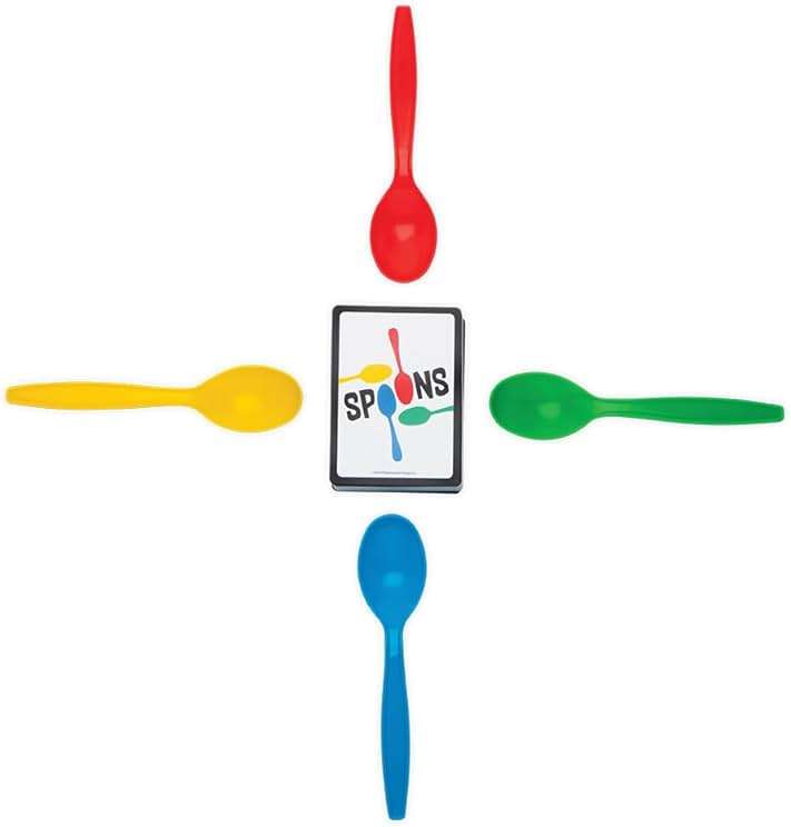 Spoons Games, Card Games for Kids - Deck of Cards, 3-5 Multi-Player Card Game, Ages 7+ - Image 2