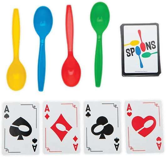 Spoons Games, Card Games for Kids - Deck of Cards, 3-5 Multi-Player Card Game, Ages 7+ - Image 3