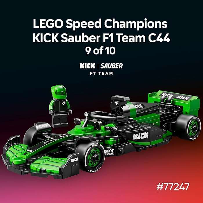 LEGO Speed Champions Ultimate Formula 1 Collector's Pack - Contains 10 Sets in 1 - Includes Exclusive Poster - Collectible F1 Model Car Kit - Gift for Race Car Fans - 66802 - Image 11