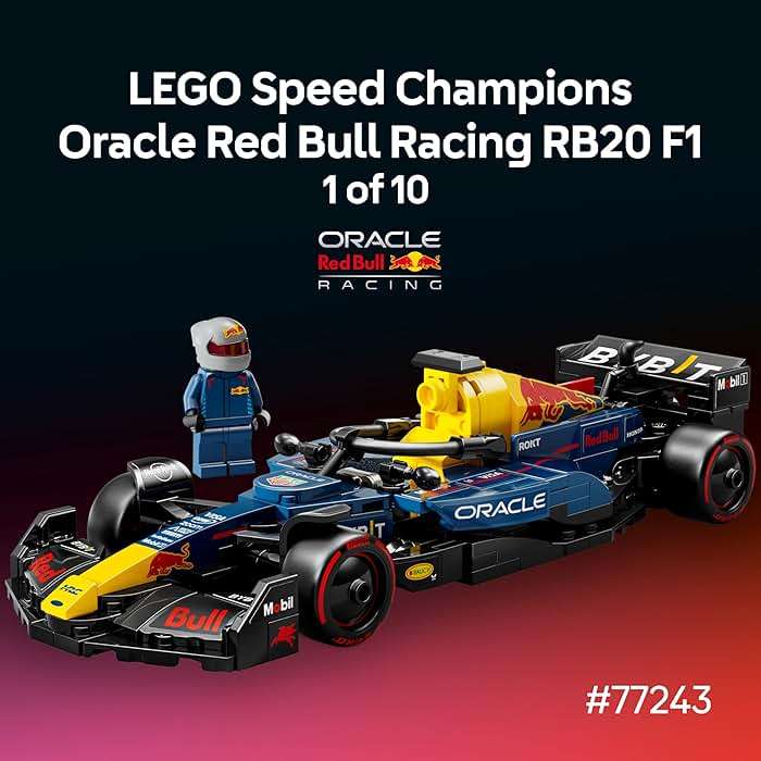LEGO Speed Champions Ultimate Formula 1 Collector's Pack - Contains 10 Sets in 1 - Includes Exclusive Poster - Collectible F1 Model Car Kit - Gift for Race Car Fans - 66802 - Image 3