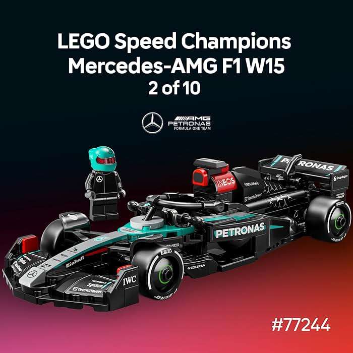 LEGO Speed Champions Ultimate Formula 1 Collector's Pack - Contains 10 Sets in 1 - Includes Exclusive Poster - Collectible F1 Model Car Kit - Gift for Race Car Fans - 66802 - Image 4