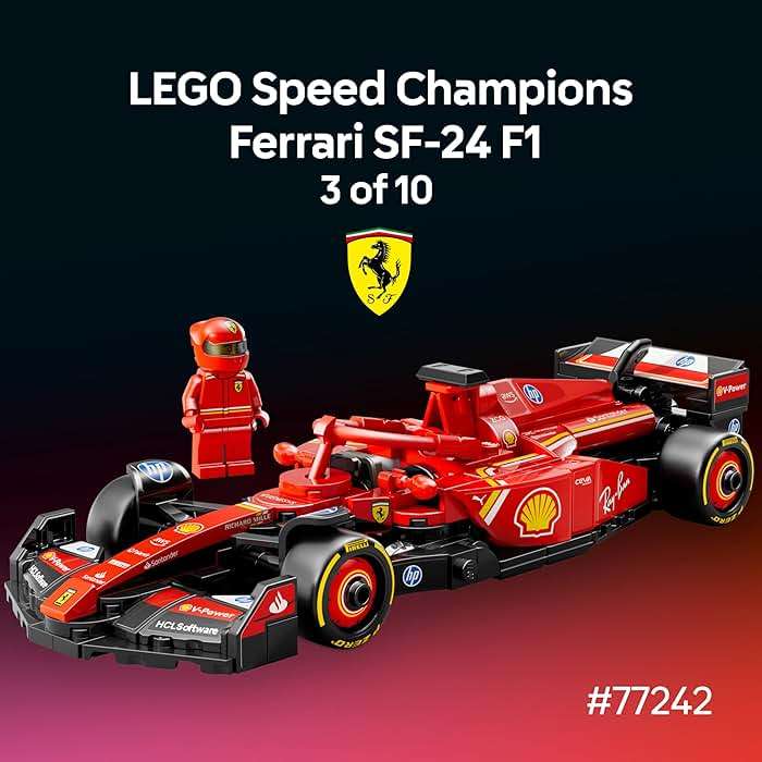 LEGO Speed Champions Ultimate Formula 1 Collector's Pack - Contains 10 Sets in 1 - Includes Exclusive Poster - Collectible F1 Model Car Kit - Gift for Race Car Fans - 66802 - Image 5