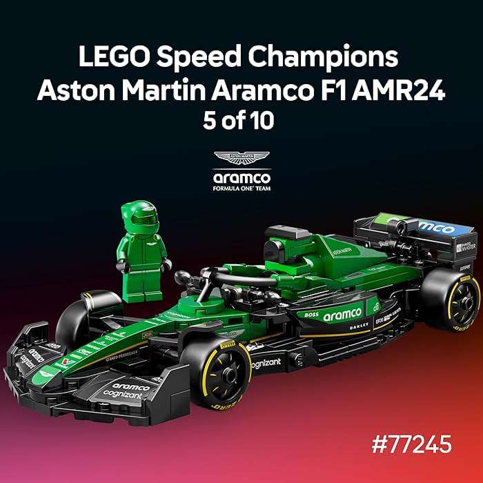 LEGO Speed Champions Ultimate Formula 1 Collector's Pack - Contains 10 Sets in 1 - Includes Exclusive Poster - Collectible F1 Model Car Kit - Gift for Race Car Fans - 66802 - Image 7