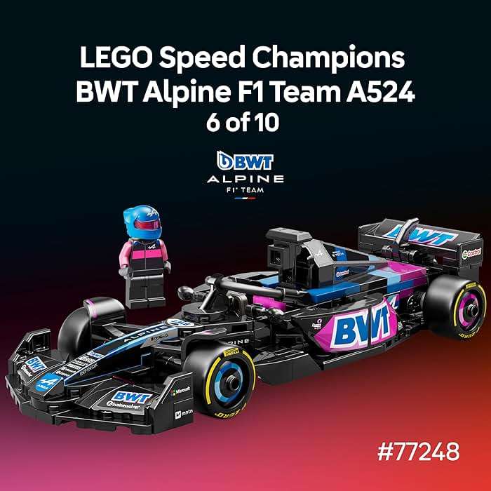 LEGO Speed Champions Ultimate Formula 1 Collector's Pack - Contains 10 Sets in 1 - Includes Exclusive Poster - Collectible F1 Model Car Kit - Gift for Race Car Fans - 66802 - Image 8