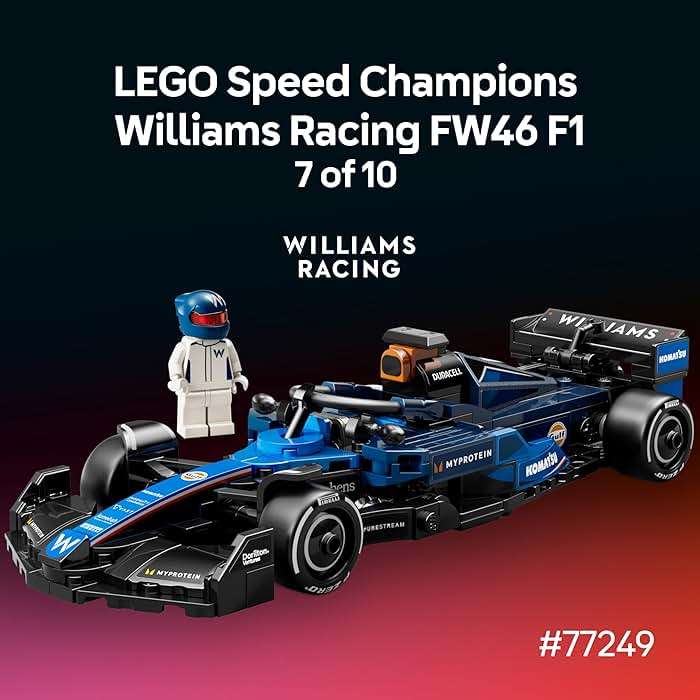 LEGO Speed Champions Ultimate Formula 1 Collector's Pack - Contains 10 Sets in 1 - Includes Exclusive Poster - Collectible F1 Model Car Kit - Gift for Race Car Fans - 66802 - Image 9