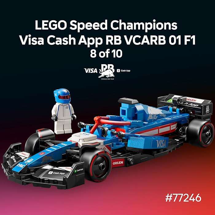 LEGO Speed Champions Ultimate Formula 1 Collector's Pack - Contains 10 Sets in 1 - Includes Exclusive Poster - Collectible F1 Model Car Kit - Gift for Race Car Fans - 66802 - Image 10