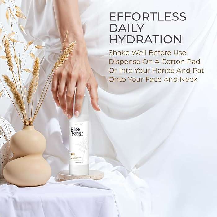 VALITIC Rice Toner - 75 Rice Extract Milky Toner for Face with Niacinamide, Heartleaf, Witch Hazel and Chamomile Essence - Facial Glass Skin Hydrating Skin Care - 200 ml, 6.76 fl oz - Image 5