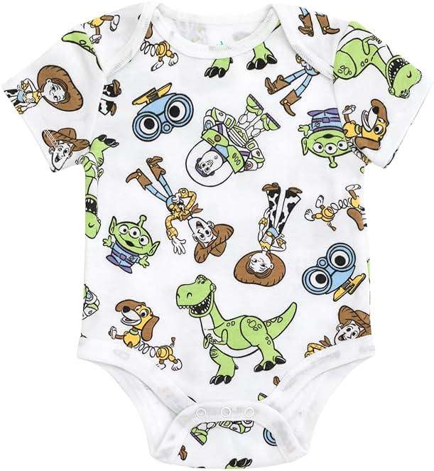 Disney Baby 3-Pack Bodysuits Newborn to Infant - Image 5