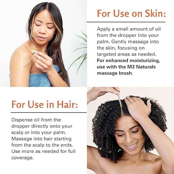 M3 Naturals Vegan Batana Oil | Unrefined Batana Oil for Hair & Skin | Supports Healthy Skin & Collagen Production | 100% Pure Batana & Non-GMO | 2 FL OZ (59 ML) - Image 5