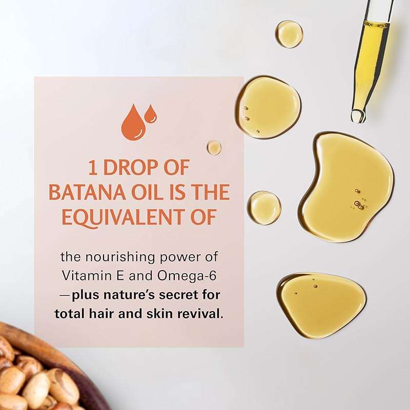M3 Naturals Vegan Batana Oil | Unrefined Batana Oil for Hair & Skin | Supports Healthy Skin & Collagen Production | 100% Pure Batana & Non-GMO | 2 FL OZ (59 ML) - Image 7