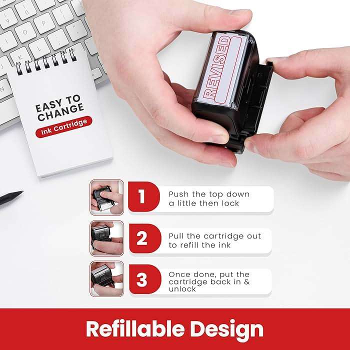 Promot Revised - Self Inking Rubber Stamp - Ink Stamps - Image 7