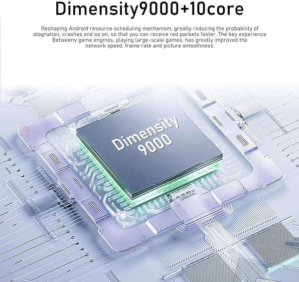 KURSARKEE 14 ProMA X Unlocked Cell Phone,Smartphone Long Battery Life 6.82" HD Screen Unlocked Phones, 16+512GB Android 13.0 with 128G Memory Card, Dual SIM/Fingerprint Lock/Face ID/GPS (Black) - Image 7