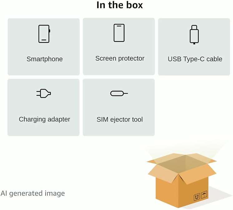 KURSARKEE 14 ProMA X Unlocked Cell Phone,Smartphone Long Battery Life 6.82" HD Screen Unlocked Phones, 16+512GB Android 13.0 with 128G Memory Card, Dual SIM/Fingerprint Lock/Face ID/GPS (Black) - Image 8