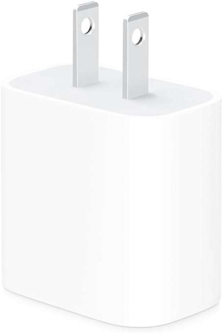 Apple 20W USB-C Compact Power Adapter: Fast and Convenient Charging, Type C Wall Charger - Image 1