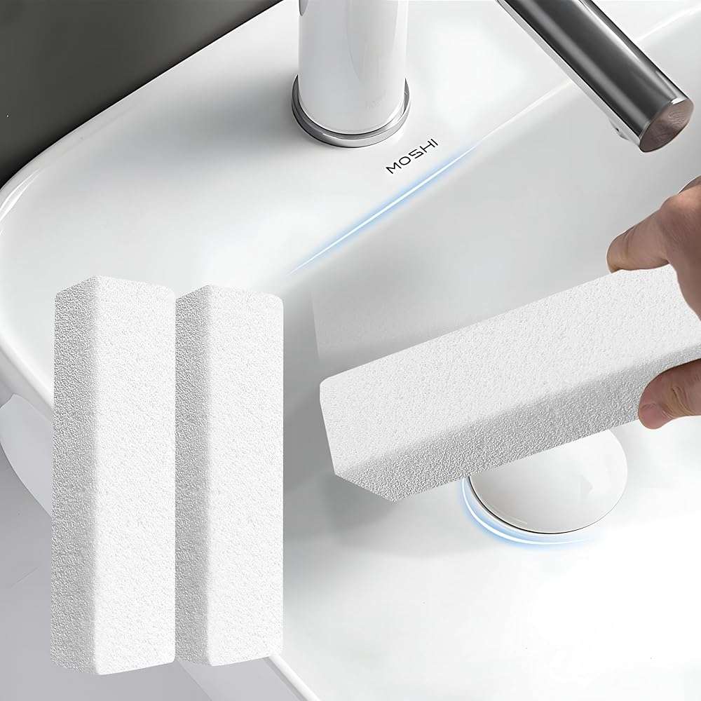 6 Pack Pumice Stone for Cleaning,Scouring Stick,Pumistone for Toilet, Pool, Bathroom, Sink (White D) - Image 3