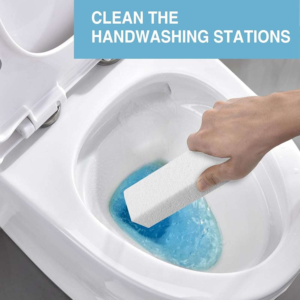 6 Pack Pumice Stone for Cleaning,Scouring Stick,Pumistone for Toilet, Pool, Bathroom, Sink (White D) - Image 4