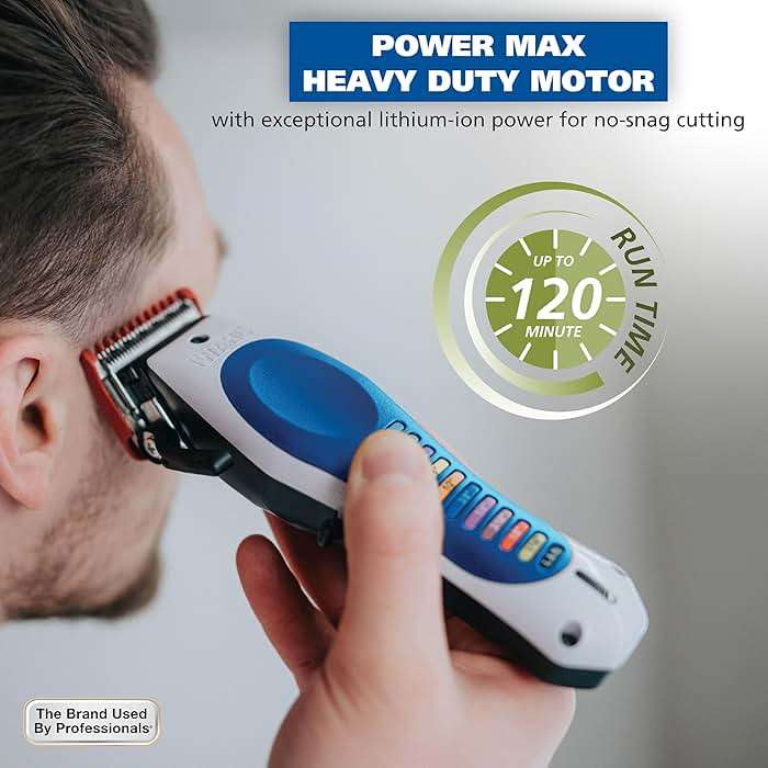 Wahl Lithium Ion Color Pro Rechargeable Cordless Hair Clippers for Men with Smart Charge Technology and Battery Hair Trimmer for Convenient at Home Haircutting & Touch Ups - Model 3026594 - Image 4