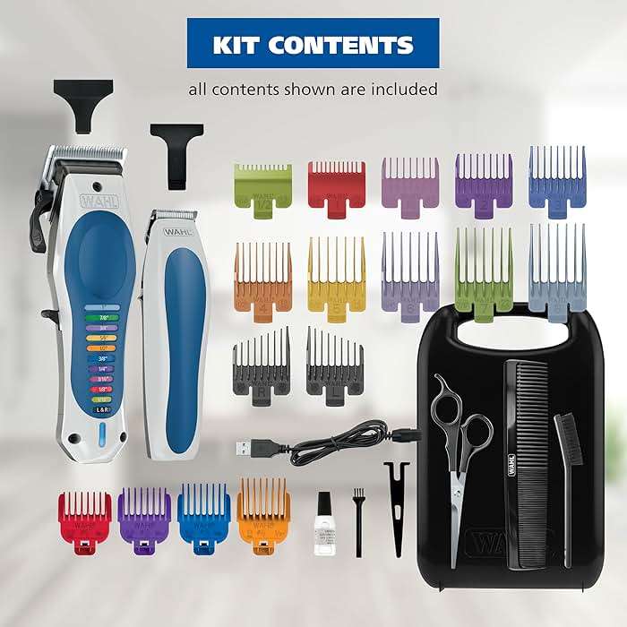 Wahl Lithium Ion Color Pro Rechargeable Cordless Hair Clippers for Men with Smart Charge Technology and Battery Hair Trimmer for Convenient at Home Haircutting & Touch Ups - Model 3026594 - Image 10
