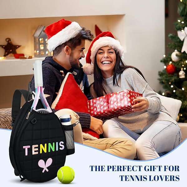 NZNDB Tennis Bags for Women Girl, Tennis Sling Crossbody Backpack, Water Resistant Tennis Bag for Pickleball, Tennis, Racketball - Image 7