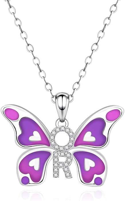 Tufeney O&R Butterfly Necklace for Women - 925 Sterling Silver O&R Jewelry O&R Butterfly Concert Outfit Accessories for Singer Fans - Image 1