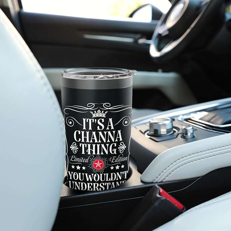 Channa Name Its A Channa Thing You Wouldn't Understand Stainless Steel Insulated Tumbler - Image 2