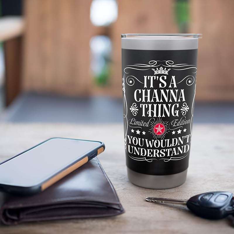 Channa Name Its A Channa Thing You Wouldn't Understand Stainless Steel Insulated Tumbler - Image 7