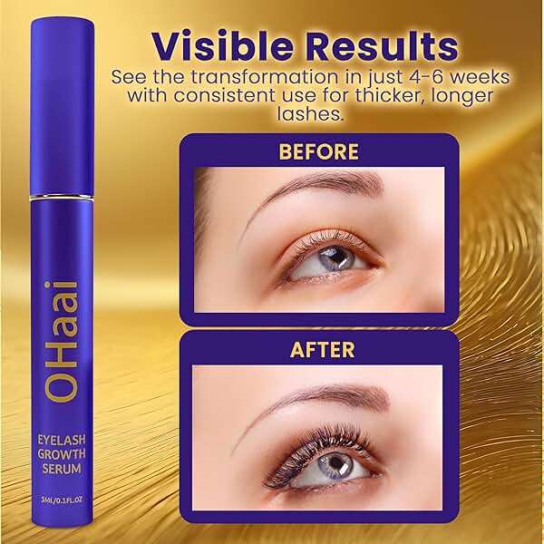 Prostaglandin-Free Eyelash Growth Serum for Thicker Longer Fuller Lashes, Lash Enhancing Serum, Lash Boost, Eyelash Lift, Vegan & Cruelty-Free for Sensitive Eyes, 3ml, 90-Day Supply - Image 2