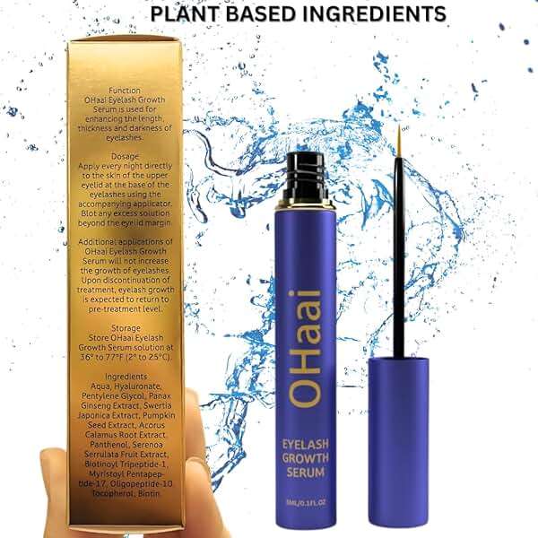 Prostaglandin-Free Eyelash Growth Serum for Thicker Longer Fuller Lashes, Lash Enhancing Serum, Lash Boost, Eyelash Lift, Vegan & Cruelty-Free for Sensitive Eyes, 3ml, 90-Day Supply - Image 8