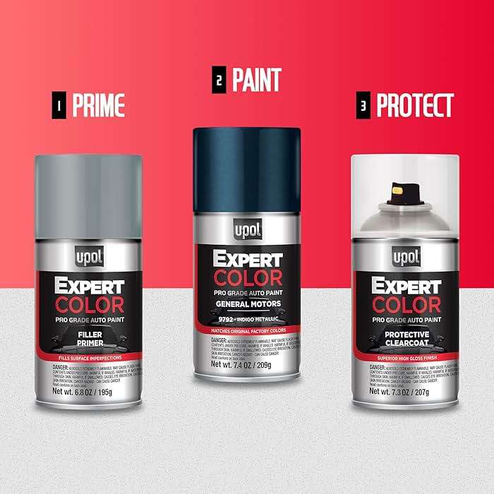 U-POL Expert Color, For Ford UH, Automotive Spray Paint, Professional Grade, Long-Lasting, Easy-To-Use, Tuxedo Black Metallic - Image 3