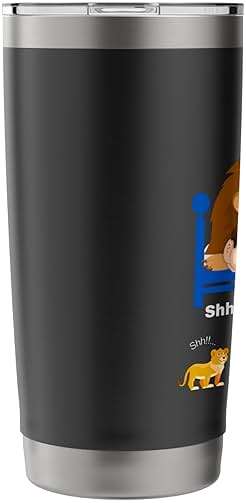 Lion Sleeping Father Gifts Father's Day Birthday Christmas Stainless Steel Insulated Tumbler - Image 5