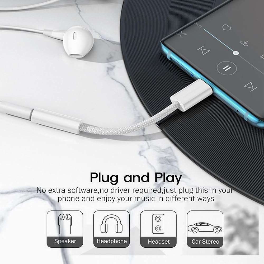 Fidioto 4 Pack USB-C to 3.5 mm Jack Adapter, Aux to USB C Adapter for Headphones Cable Compatible with iPhone 17/16 Pro Max/16 Pro/16/Samsung Galaxy S24/S23/S22/S21 Ultra/iPad Pro/Pixel 8 … - Image 4