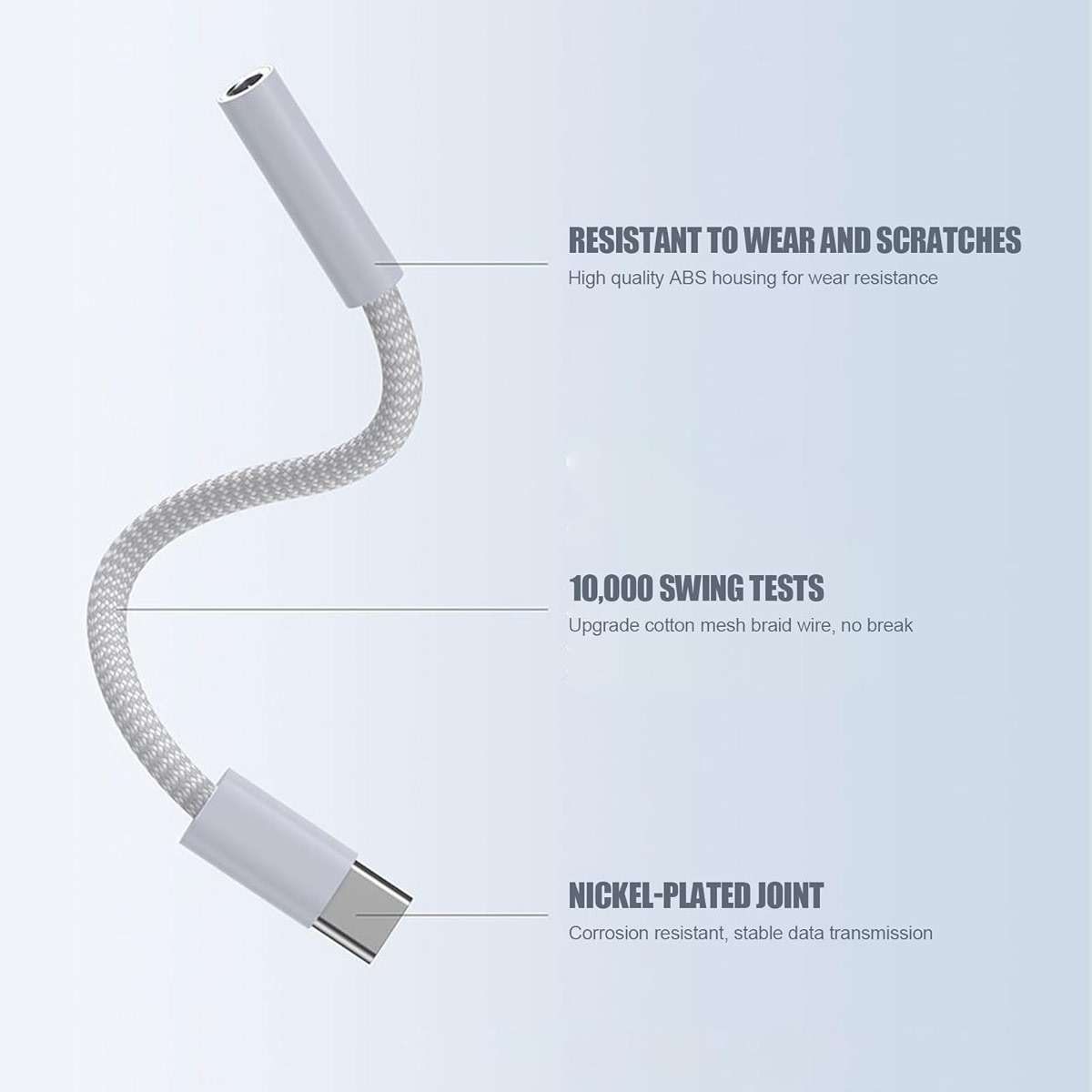 Fidioto 4 Pack USB-C to 3.5 mm Jack Adapter, Aux to USB C Adapter for Headphones Cable Compatible with iPhone 17/16 Pro Max/16 Pro/16/Samsung Galaxy S24/S23/S22/S21 Ultra/iPad Pro/Pixel 8 … - Image 5