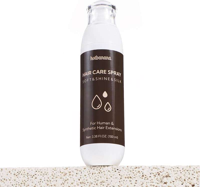 hotbanana Leave-in Conditioner Spray, Anti-Frizz Conditioning Hair Detangling Spray for All Hair Types Detangler Leave in Conditioner Heat Protectant for Curly, Dry & Damaged hair 3.38Oz - Image 1