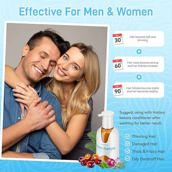 Hotiary Cold Pressed Batana Shampoo for Hair Growth Dr. Sebi, Organic Batana Oil Shampoo with Rosemary for Hair Loss, Nourishing Repair Damage Hair for Men & Women - Image 6