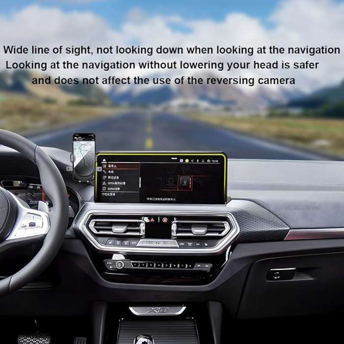 MikeHam Car Phone Holder for Ford Bronco Sport Auto Accessories [Only for 2021-2024 Bronco Sport] [Auto Lock Hands Free Cell Phone Mount Car fits for iPhone & All Smartphones] - Image 5