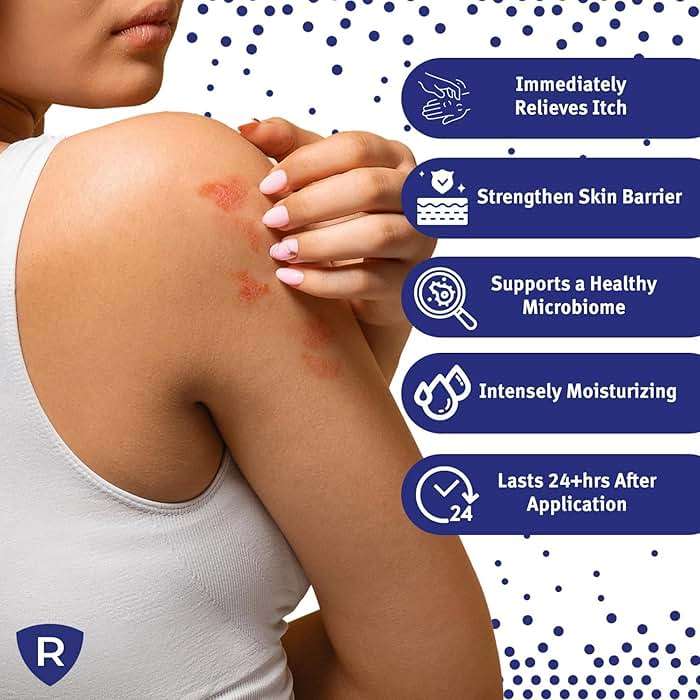 RULO Eczema Cream with Colloidal Oatmeal - Clinical-Strength Itch Relief and Dermatitis Treatment for Adults, Baby and Kids - Eczema Therapy and Skin Barrier Repair (Steroid-Free) - 2 Fl Oz - Image 3