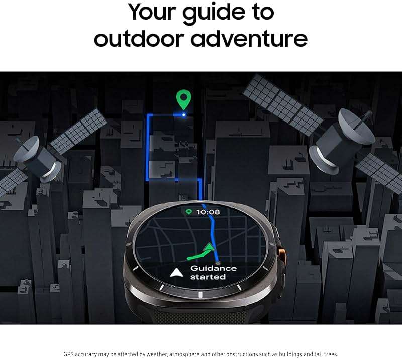 SAMSUNG Galaxy Watch Ultra 47mm LTE AI Smartwatch w/Energy Score, Wellness Tips, Heart Rate Tracking, Sleep Monitor, Fitness Tracker, GPS, 2024,Titanium Silver (Renewed) - Image 7