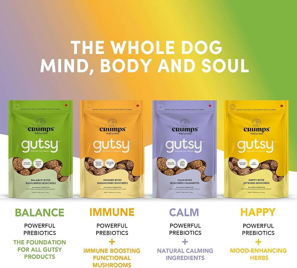 Crumps' Naturals Gutsy-Calm Bites 4.6oz/130g, Dog Treats, Supplements - Image 8