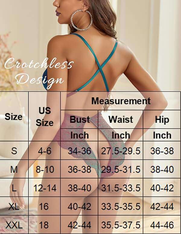 Avidlove Sexy Lingerie for Women Lace Teddy Lingerie One Piece Lingerie Bodysuit - Image 6
