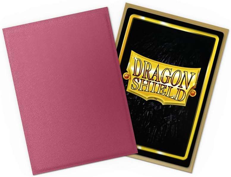 Dragon Shield | Matte Dual Standard Size Card Sleeves | 100 CT - Smooth & Tough Premium TCG Sleeves - Compatible with Pokemon, Flesh & Blood, One Piece & Magic the Gathering | Red/Gold - Image 3