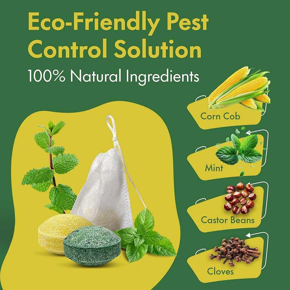 Mouse Repellent Balls, Peppermint Oil Infused Mice & Rat Repellent for Indoor, Outdoor & Car Engines – Safe, Long-Lasting Protection Against Rodents, (24 Pack) - Image 2