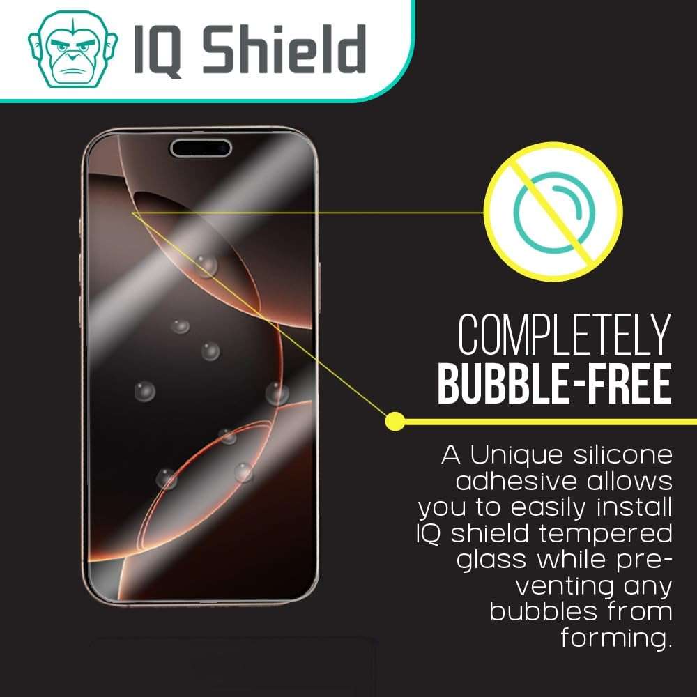 IQShield 3 Pack Tempered Glass Screen Protector for iPhone 17e (2026) / iPhone 16e / iPhone 14/13 / 13 Pro, 9H Hardness, Scratch Resistant, Easy Install Protective Film - Image 6