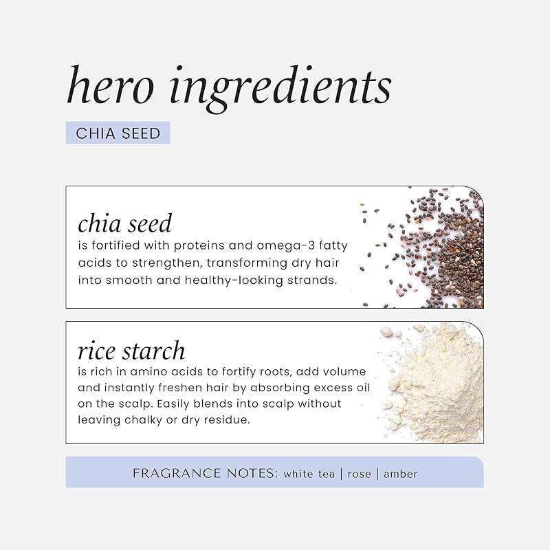 HASK Chia Seed Volumizing Dry Shampoo Duo (4.3oz-Qty 2) & Argan Oil Repairing Deep Conditioner Packette, Aluminum-Free, Sulfate-Free, Paraben-Free, Color Safe, for All Hair Types - Image 5