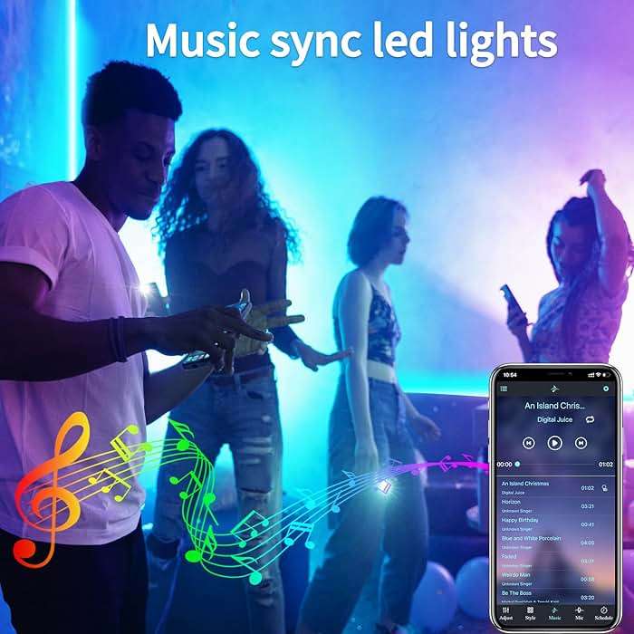 vimeepro 400ft Outdoor Waterproof Led Strip Light,IP68 Waterproof Led RGB Light with IR Remote&App Control,Music Sync and Color Changing LED Rope Light for Bedroom,Roof,Pool,Balcony（2 Rolls of 200ft） - Image 3
