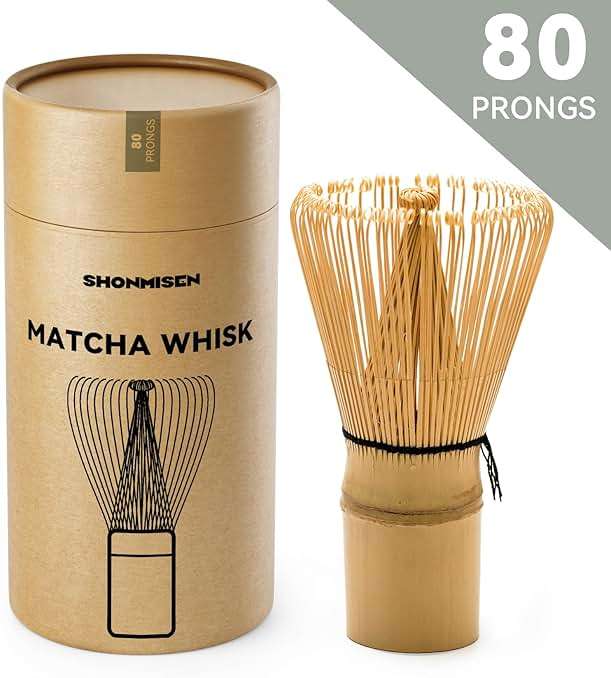 Bamboo Matcha Whisk 80/100/120 Prong, Traditional Japanese Chasen Matcha Stirrer -Authentic Japanese Bamboo Whisk For Matcha Tea (80prongs) - Image 7
