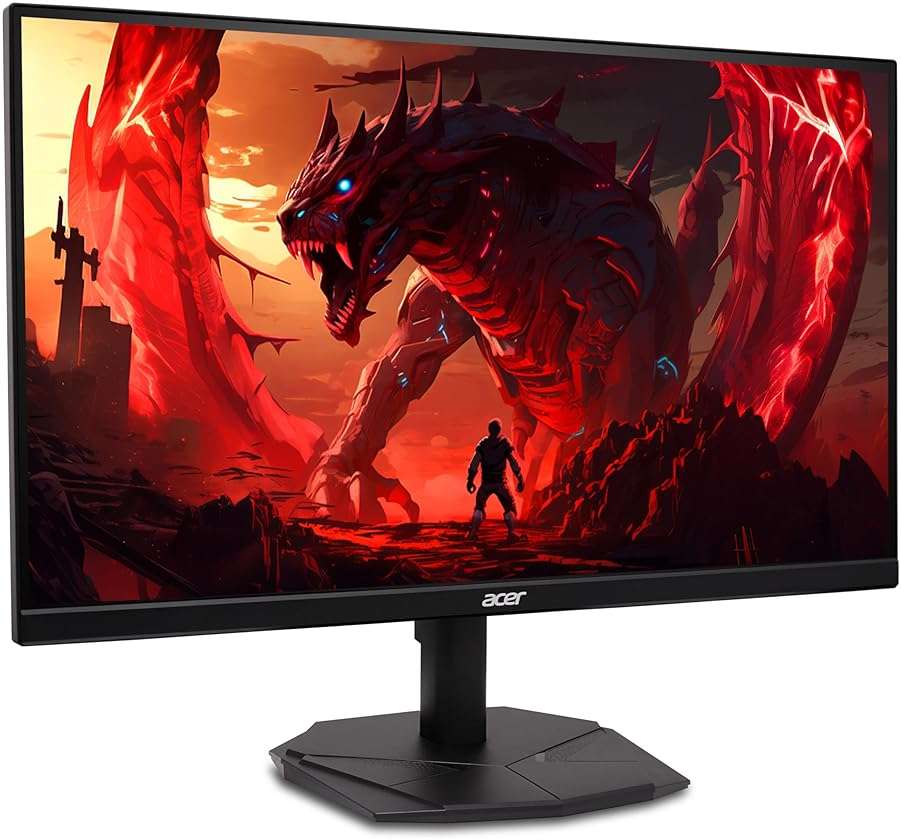 acer Nitro 24.5 Inch Full HD 1920 x 1080 ZeroFrame Design PC Gaming Monitor | AMD FreeSync Premium | Up to 280Hz Refresh | 1ms (VRB) | One Display Port 1.4 and Two HDMI 2.0 Ports | KG251Q Z1biip - Image 8