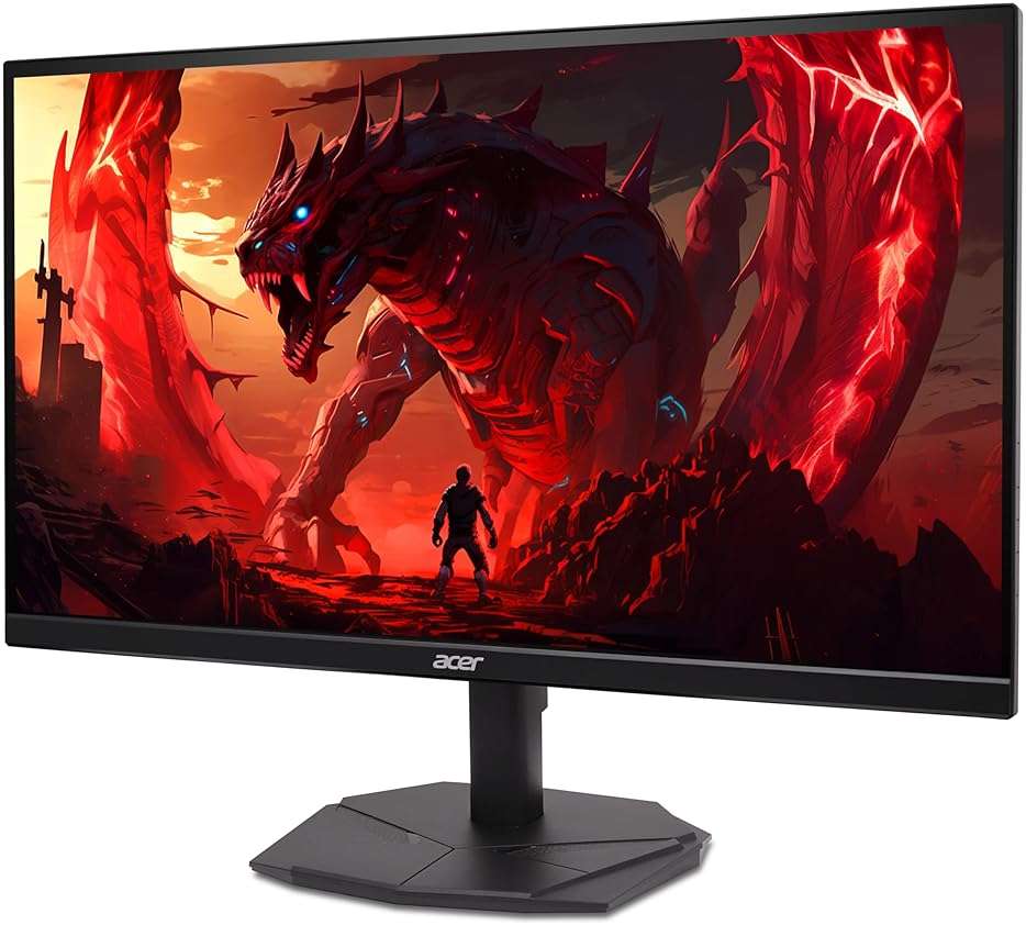 acer Nitro 24.5 Inch Full HD 1920 x 1080 ZeroFrame Design PC Gaming Monitor | AMD FreeSync Premium | Up to 280Hz Refresh | 1ms (VRB) | One Display Port 1.4 and Two HDMI 2.0 Ports | KG251Q Z1biip - Image 9