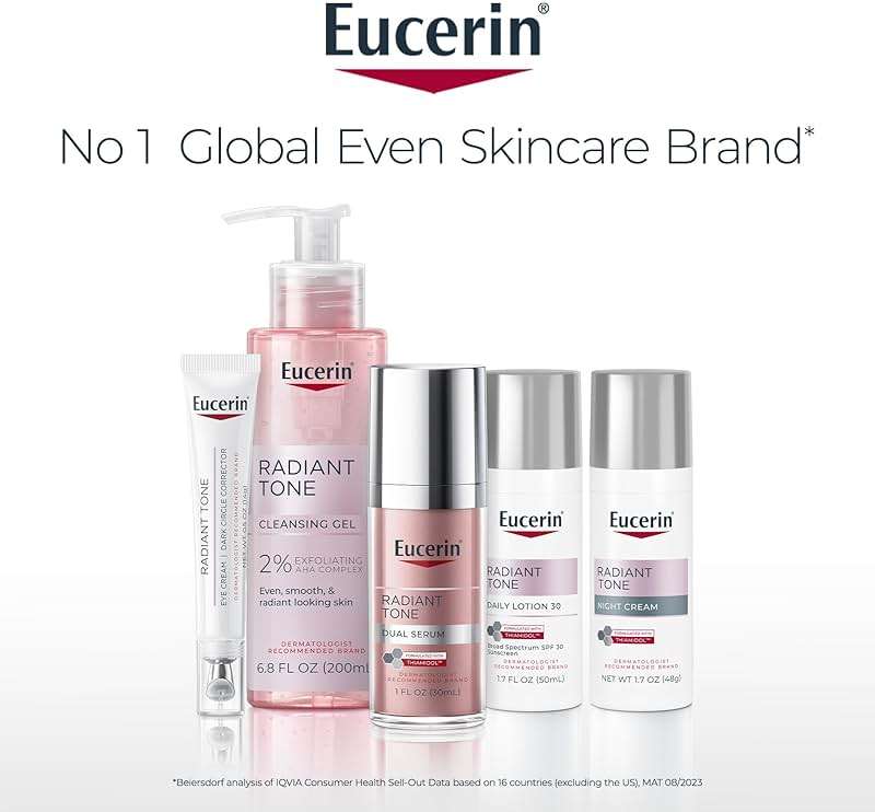 Eucerin Radiant Tone Eye Cream Dark Circle Corrector, Eye Brightening Cream with Thiamidol and Hyaluronic Acid, Helps Reduce the Look of Eye Puffiness, 0.5 Oz Tube - Image 11