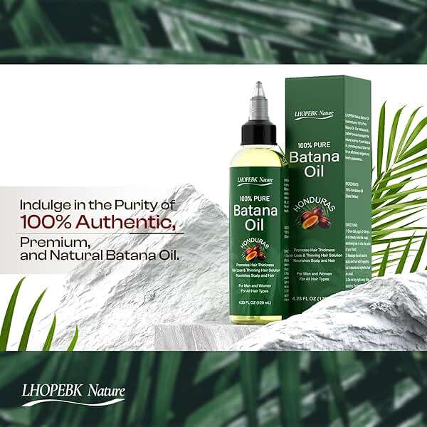 LHOPEBK Nature Organic Batana Oil for Hair Growth: Pure and Natural Batana Oil Deeply Nourishing Scalp for Thicker & Stronger Hair 4.23 FL OZ - Image 8