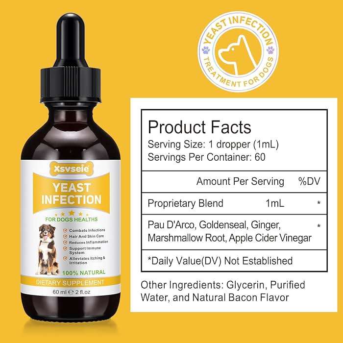Yeast Infection Treatment for Dogs, Xsvseie Dog Ear Infection Treatment Natural Yeast Treatment Drops for Dogs,Dog Herbal Supplement Soothing Irritation & Itching Discomfort for All Breeds & Size - Image 7